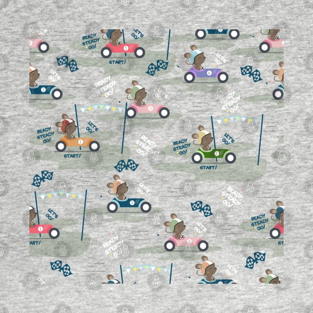 Ready to race mouse pattern by Arch4Design